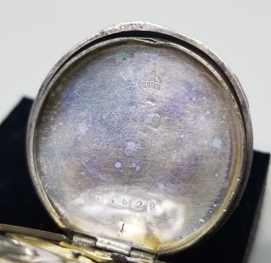 ARKASI OSMANLICA YAZILI TEYYARE CEMİYETİ HEDİYESİ ÇOK NADİR GÜMÜŞ CEP SAATİ