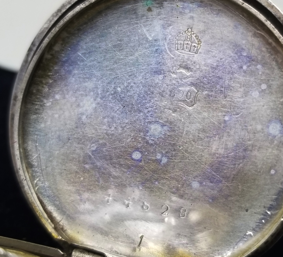 ARKASI OSMANLICA YAZILI TEYYARE CEMİYETİ HEDİYESİ ÇOK NADİR GÜMÜŞ CEP SAATİ