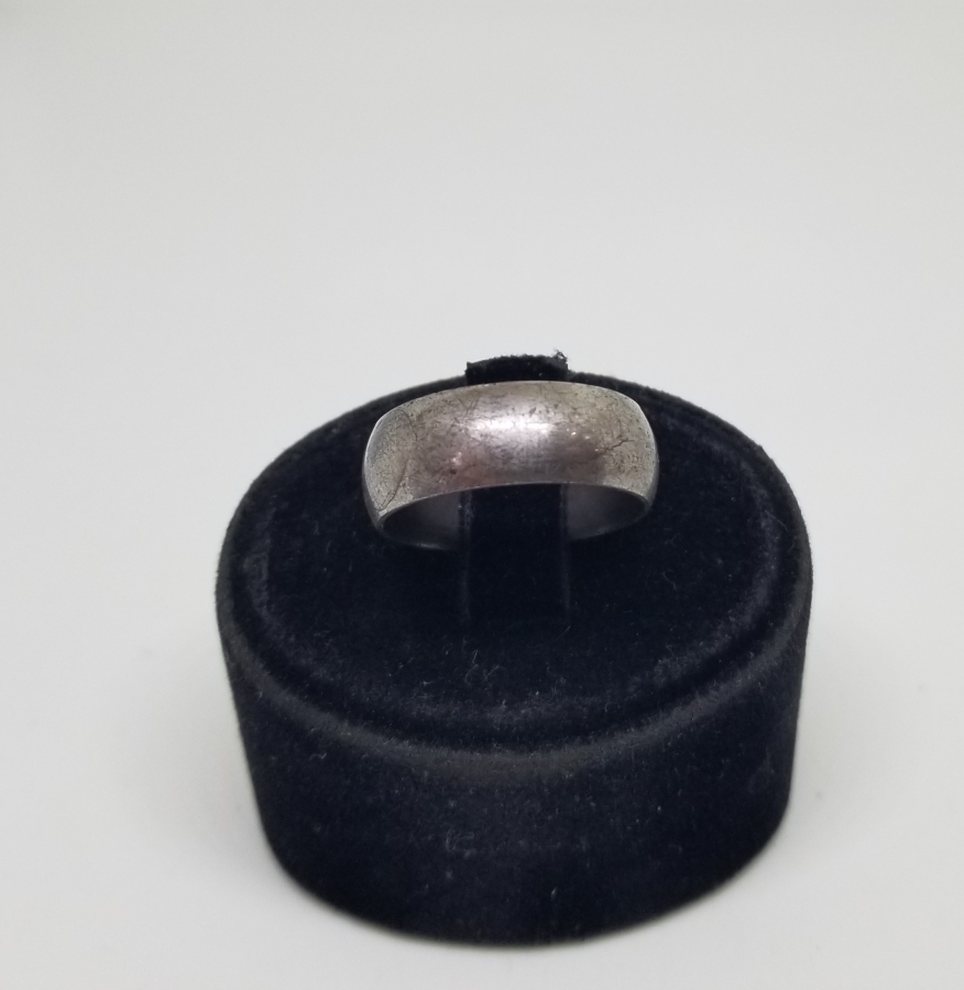 ÜZERİNDE OSMANLICA MÜDAFA-İ MİLLİ YAZILI NADİR GÜMÜŞ YÜZÜK