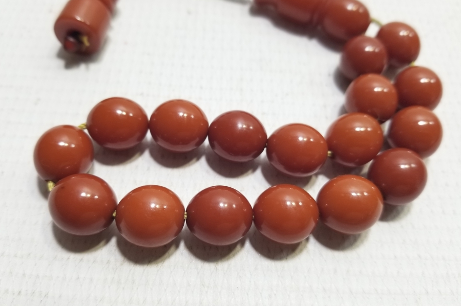 KEHRİBAR GÖRÜNÜMLÜ MASKOT TESPİH