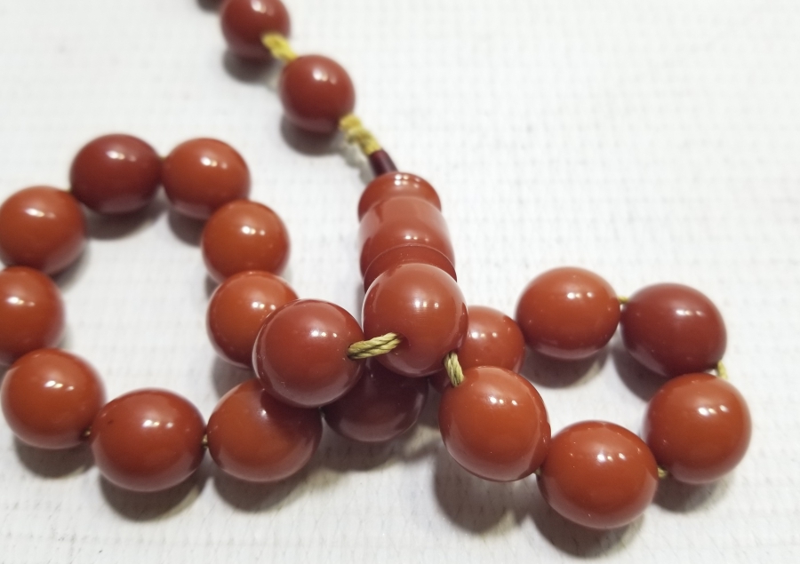 KEHRİBAR GÖRÜNÜMLÜ MASKOT TESPİH