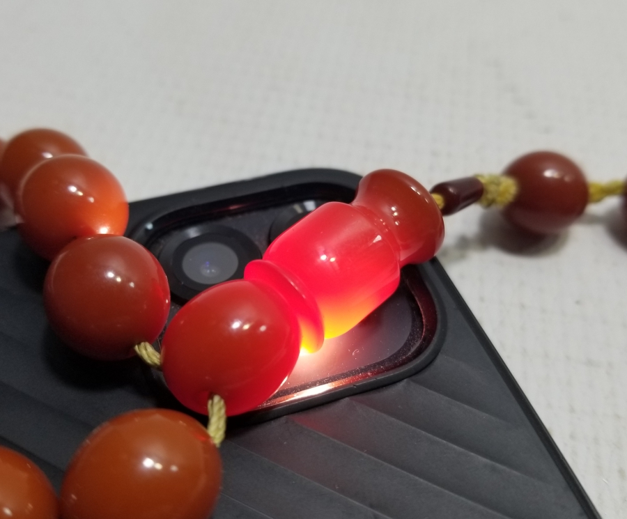 KEHRİBAR GÖRÜNÜMLÜ MASKOT TESPİH