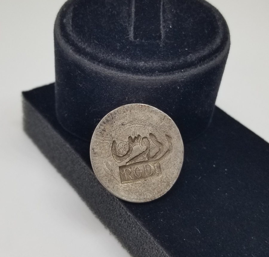 ÜZERİ OSMANLICA VE LATİN HARFLERİYLE RODOS KONTRMARKLI 40 PARA