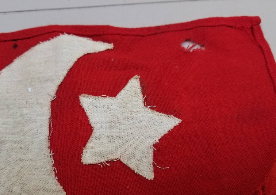 OSMANLI DÖNEMİ ÇOK NADİR GÖĞÜS BAYRAĞI