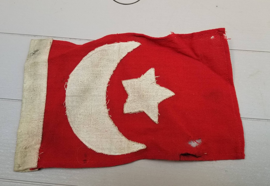 OSMANLI DÖNEMİ ÇOK NADİR GÖĞÜS BAYRAĞI