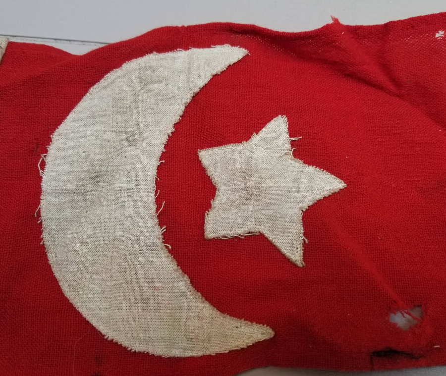 OSMANLI DÖNEMİ ÇOK NADİR GÖĞÜS BAYRAĞI