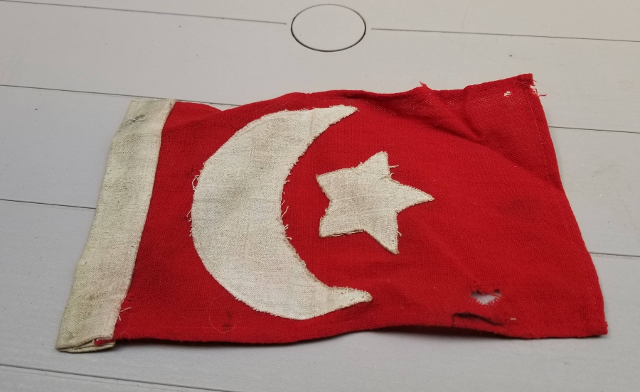 OSMANLI DÖNEMİ ÇOK NADİR GÖĞÜS BAYRAĞI