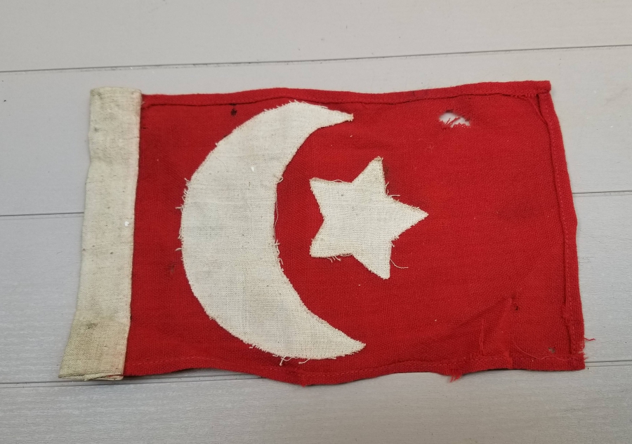 OSMANLI DÖNEMİ ÇOK NADİR GÖĞÜS BAYRAĞI