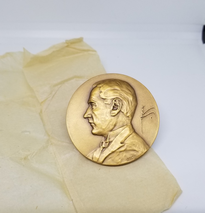 OSMANLICA GAZİ MUSTAFA KEMAL İMZALI BÜYÜK BOY ATATÜRK MADALYON