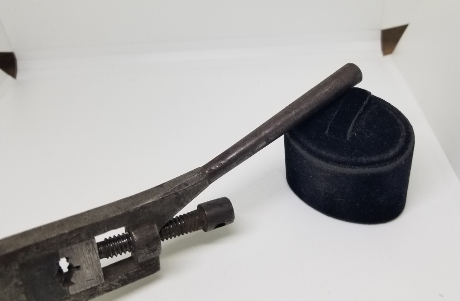 ÜZERİ OSMANLICA YAZILI OSMANLI DÖNEMİ KUYUMCU PAFTASI - KUYUMCU EL ALETİ