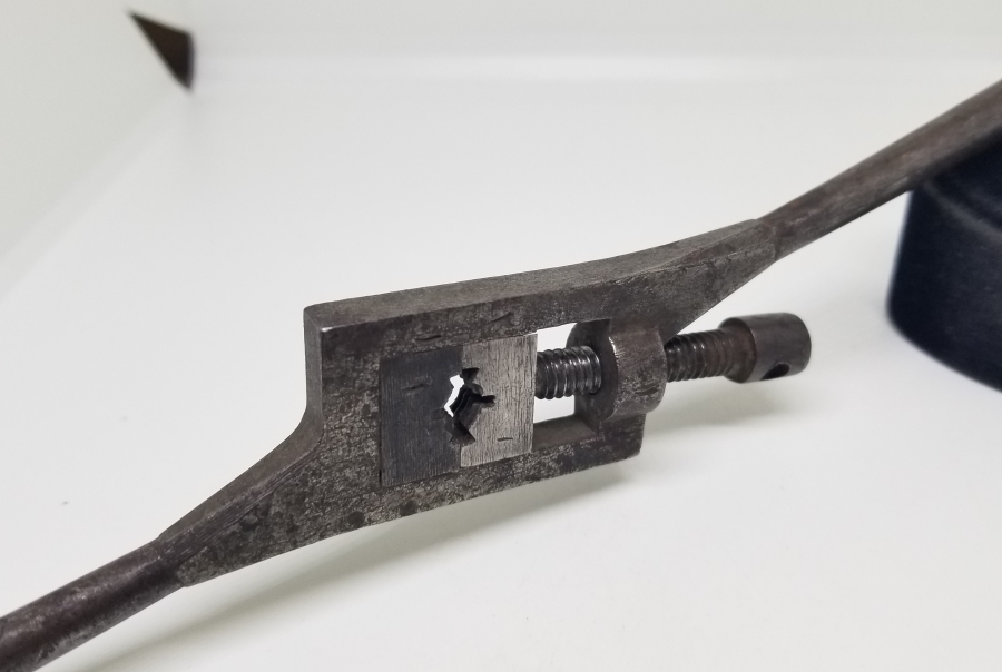 ÜZERİ OSMANLICA YAZILI OSMANLI DÖNEMİ KUYUMCU PAFTASI - KUYUMCU EL ALETİ