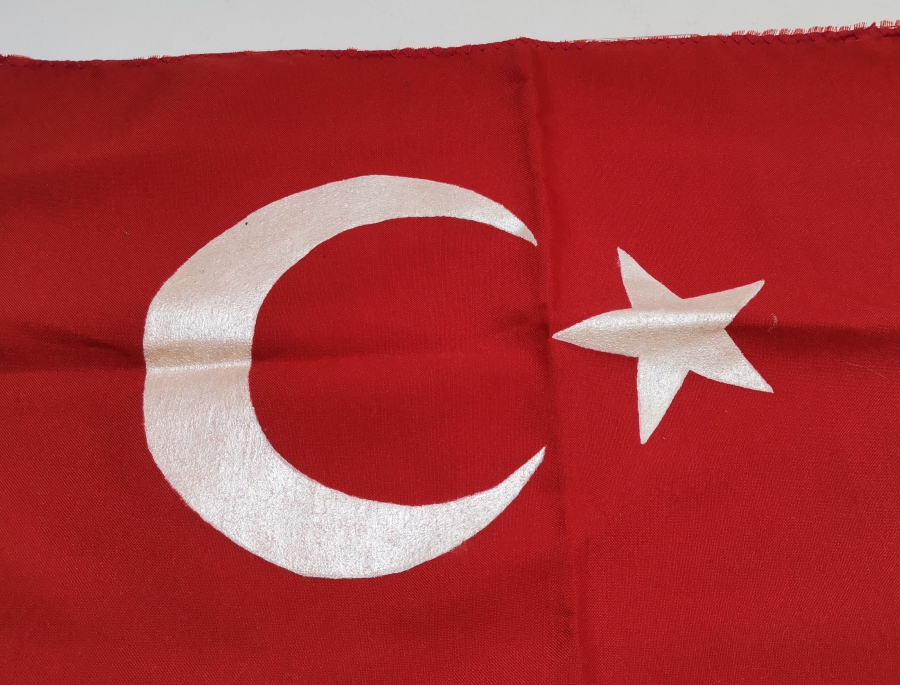 EL  BOYAMA ANTİKA BAYRAK