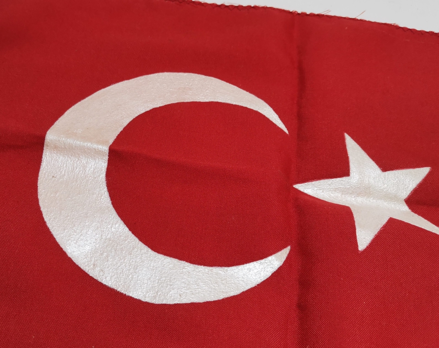 EL  BOYAMA ANTİKA BAYRAK