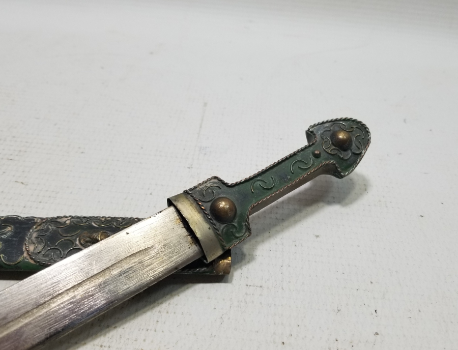 ORİJİNAL KININDA ANTİKA ÇERKES KAMASI