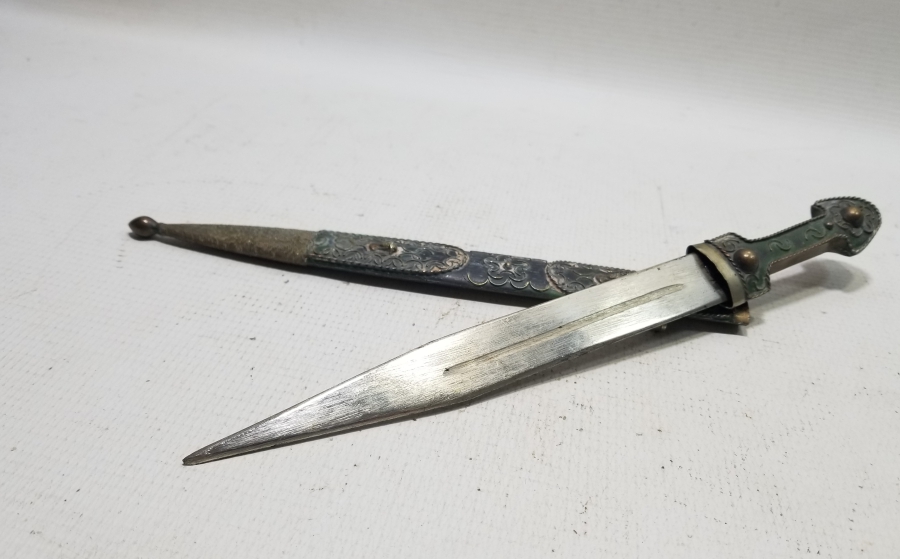 ORİJİNAL KININDA ANTİKA ÇERKES KAMASI