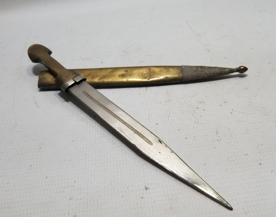 ORİJİNAL KININDA ANTİKA ÇERKES KAMASI