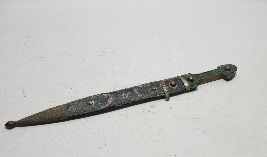 ORİJİNAL KININDA ANTİKA ÇERKES KAMASI