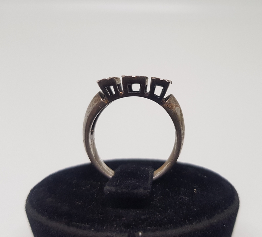 ÜZERİ HAYAT AĞACI MOTİFLİ ÖZEL YAPIM GÜMÜŞ YÜZÜK