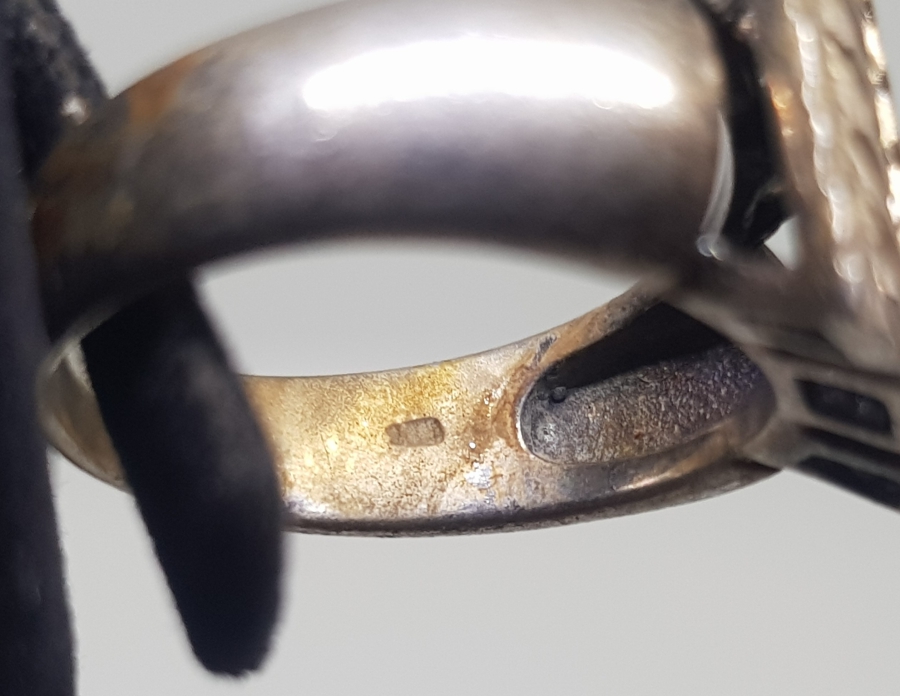 ÜZERİ HAYAT AĞACI MOTİFLİ ÖZEL YAPIM GÜMÜŞ YÜZÜK