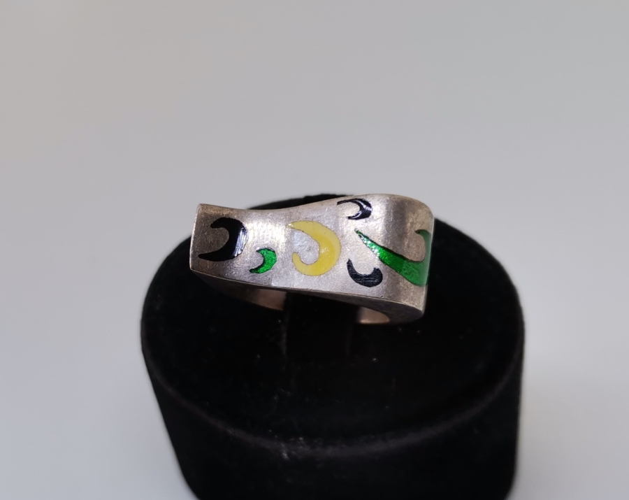 MİNE İŞÇİLİKLİ ÖZEL YAPIM GÜMÜŞ YÜZÜK