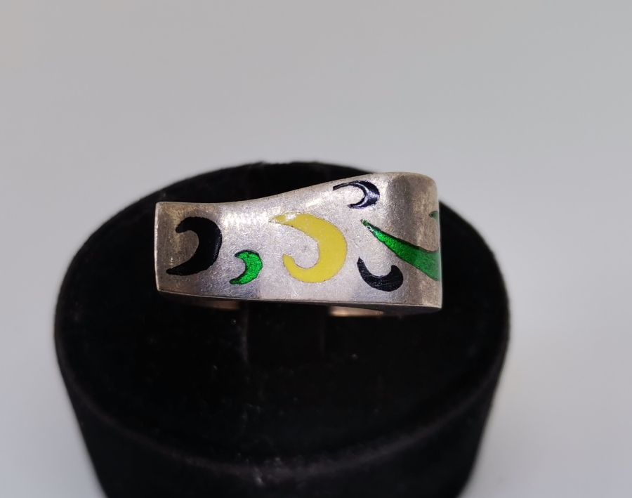 MİNE İŞÇİLİKLİ ÖZEL YAPIM GÜMÜŞ YÜZÜK