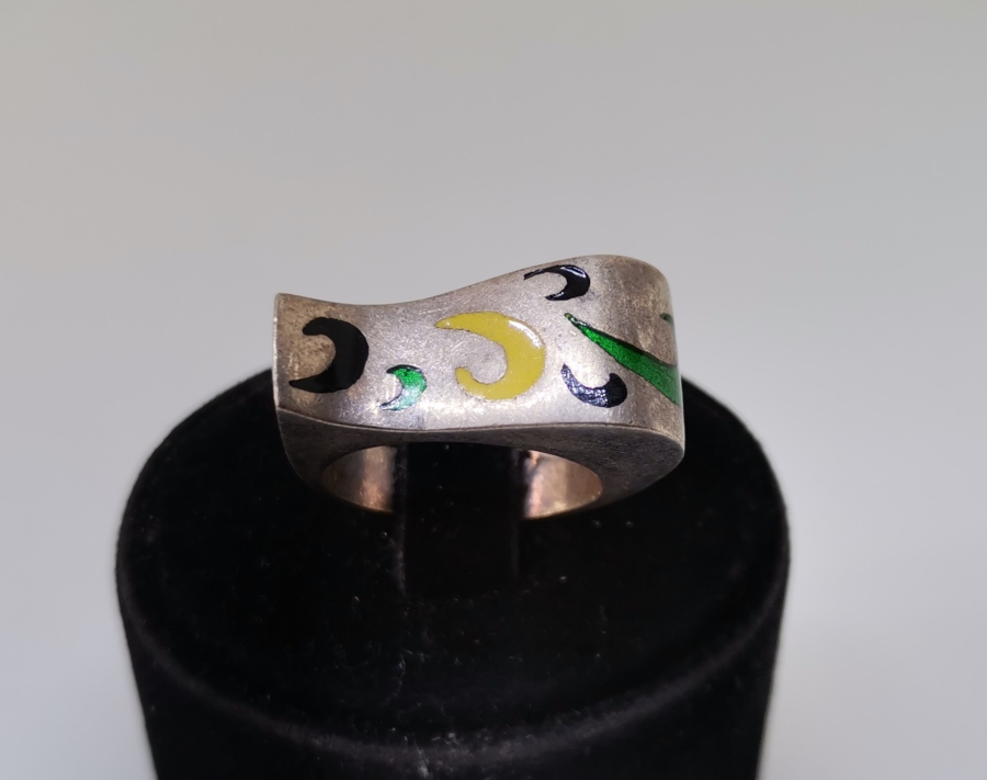 MİNE İŞÇİLİKLİ ÖZEL YAPIM GÜMÜŞ YÜZÜK