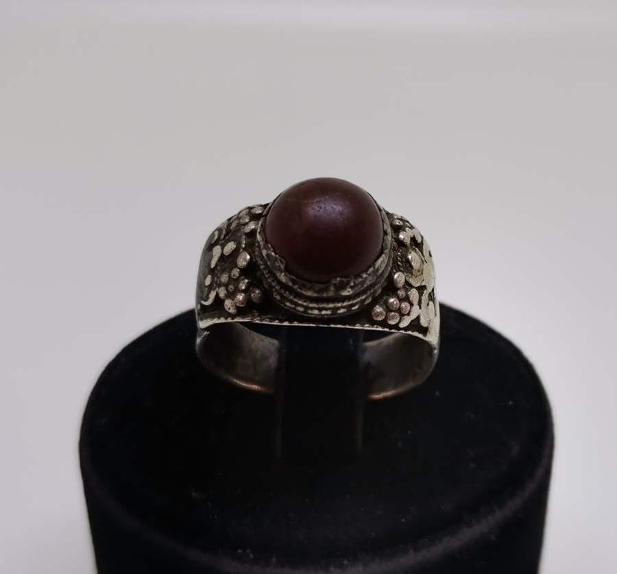 KABARTMA İŞÇİLİKLİ OSMANLI DÖNEMİ GÜMÜŞ YÜZÜK