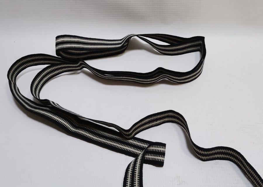 UÇLARI SIRMA İŞÇİLİKLİ OSMANLI DÖNEMİ EL DOKUMA KUŞAK