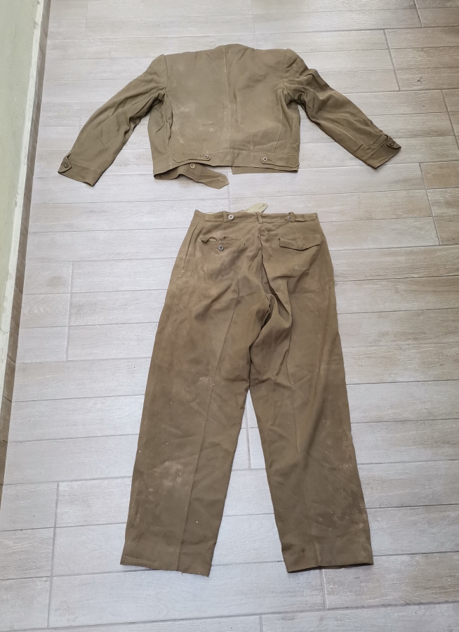 2. DÜNYA SAVAŞI DÖNEMİ TÜRK SUBAY PANTOLON VE CEKETİ