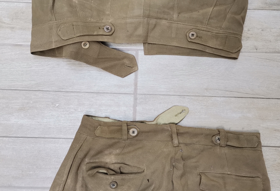 2. DÜNYA SAVAŞI DÖNEMİ TÜRK SUBAY PANTOLON VE CEKETİ