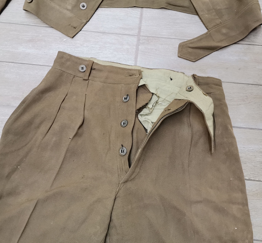 2. DÜNYA SAVAŞI DÖNEMİ TÜRK SUBAY PANTOLON VE CEKETİ
