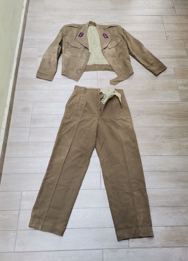 2. DÜNYA SAVAŞI DÖNEMİ TÜRK SUBAY PANTOLON VE CEKETİ