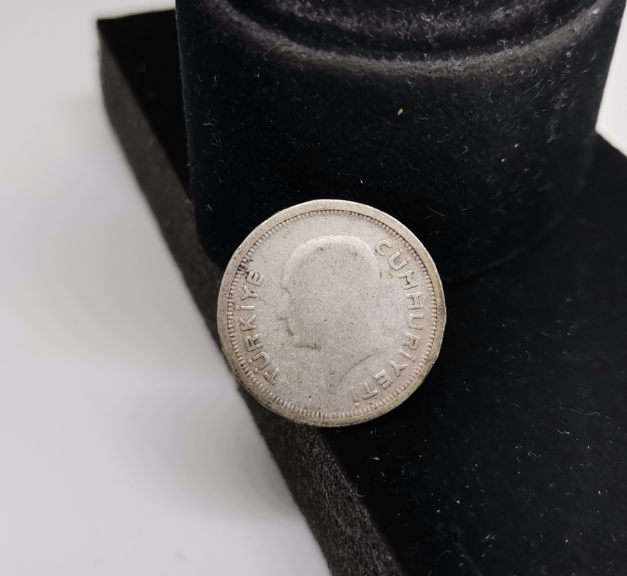 1936 YILI GÜMÜŞ 25 KURUŞ