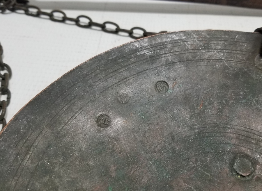 KEFELERİ BOL DAMGALI OSMANLI DÖNEMİ EL TERAZİSİ