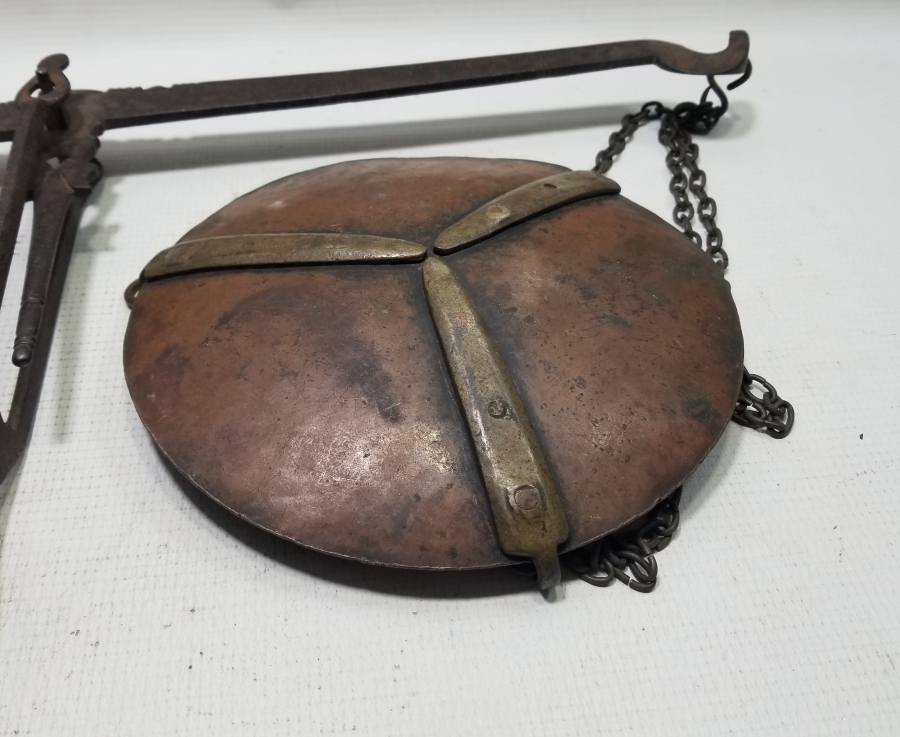 KEFELERİ BOL DAMGALI OSMANLI DÖNEMİ EL TERAZİSİ