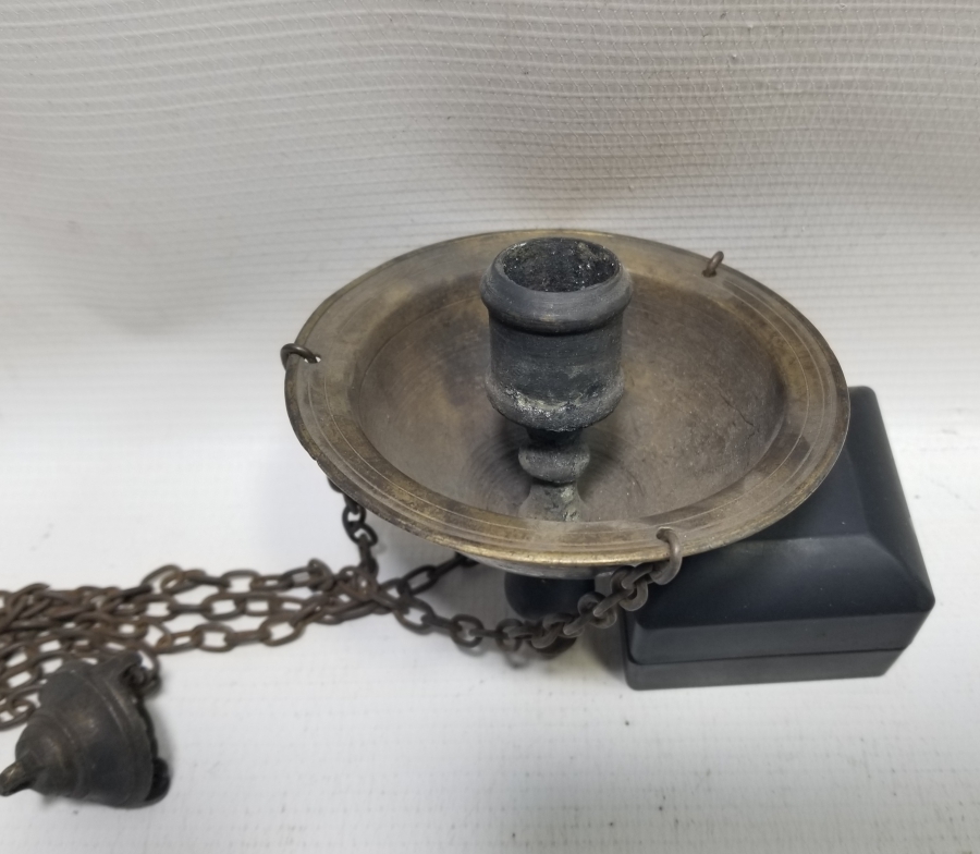 ÜZERİ OSMANLICA YAZILI OSMANLI DÖNEMİ KANDİL