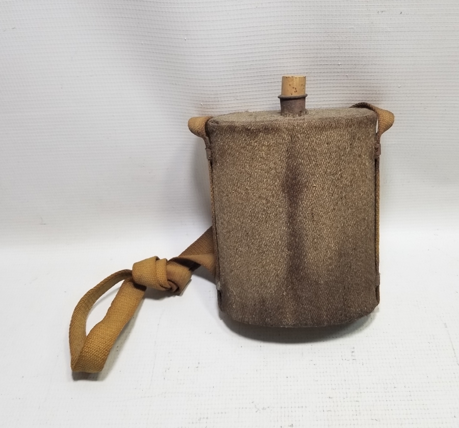 1. DÜNYA SAVAŞI DÖNEMİ YÜKSEK KONDİSYONDA FRANSIZ ASKER MATARASI