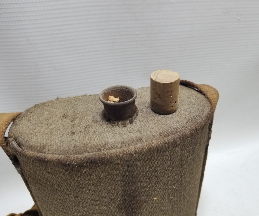 1. DÜNYA SAVAŞI DÖNEMİ YÜKSEK KONDİSYONDA FRANSIZ ASKER MATARASI