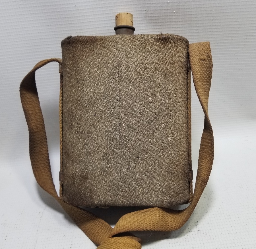 1. DÜNYA SAVAŞI DÖNEMİ YÜKSEK KONDİSYONDA FRANSIZ ASKER MATARASI