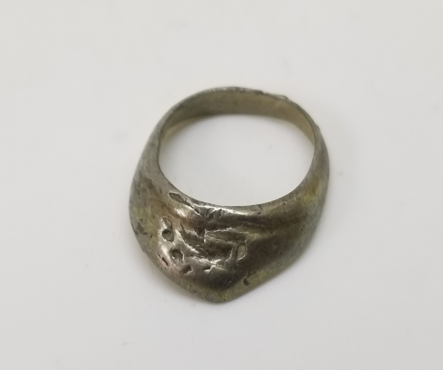 OSMANLI DÖNEMİ GÜMÜŞ ZİHGİR - OKÇU YÜZÜĞÜ