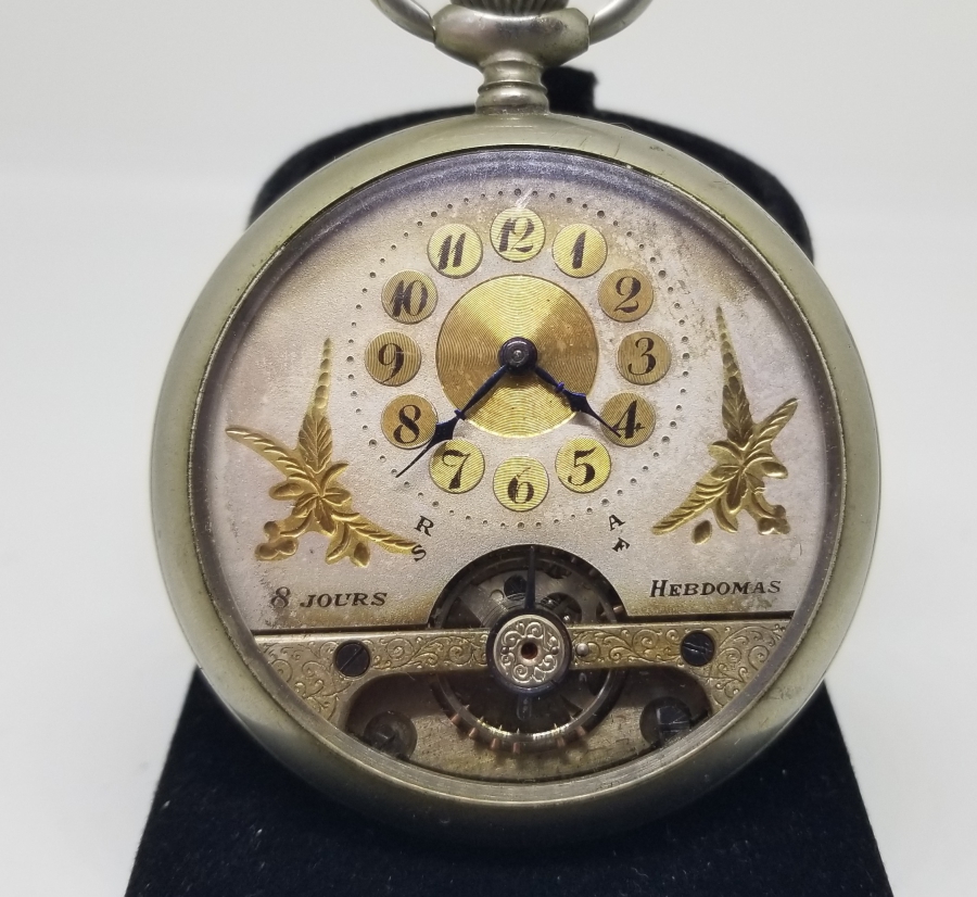 NADİR TİPTE OSMANLI DÖNEMİ 8 GÜNLÜK HEBDOMAS CEP SAATİ