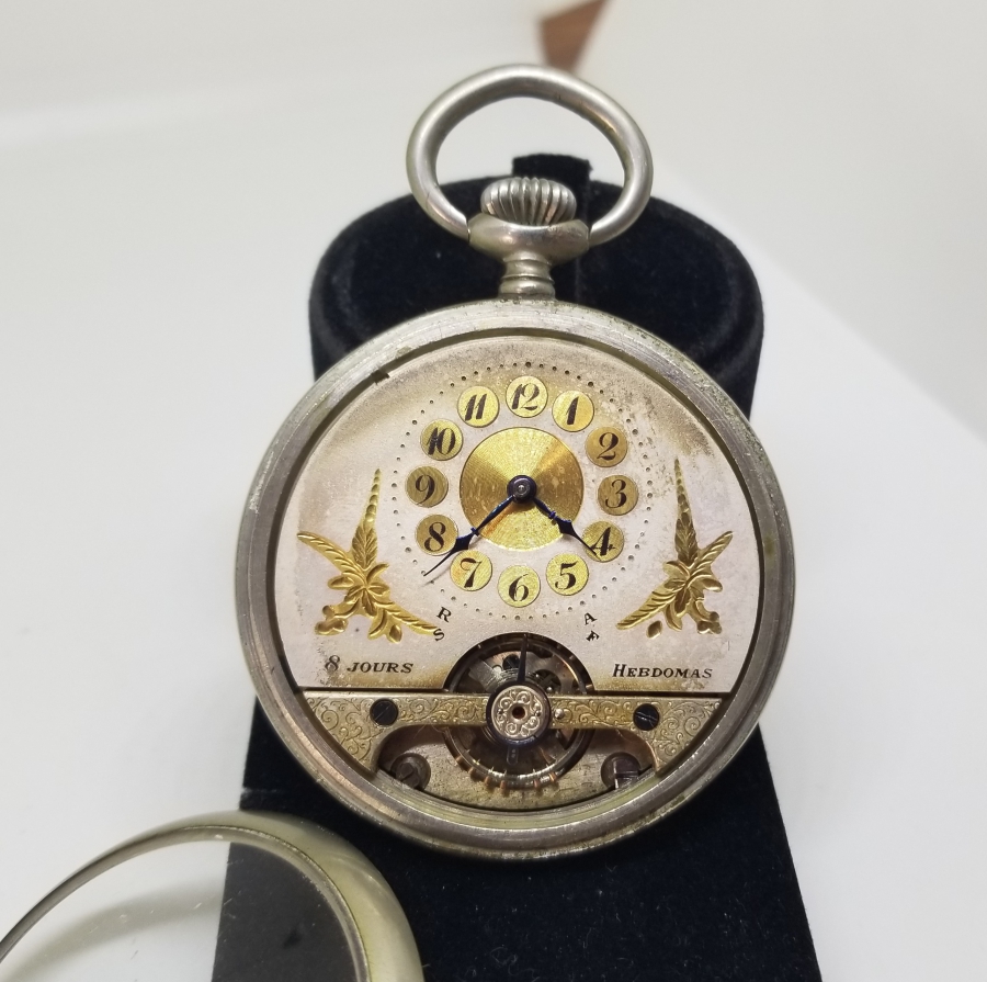 NADİR TİPTE OSMANLI DÖNEMİ 8 GÜNLÜK HEBDOMAS CEP SAATİ