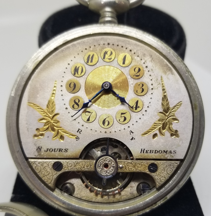 NADİR TİPTE OSMANLI DÖNEMİ 8 GÜNLÜK HEBDOMAS CEP SAATİ