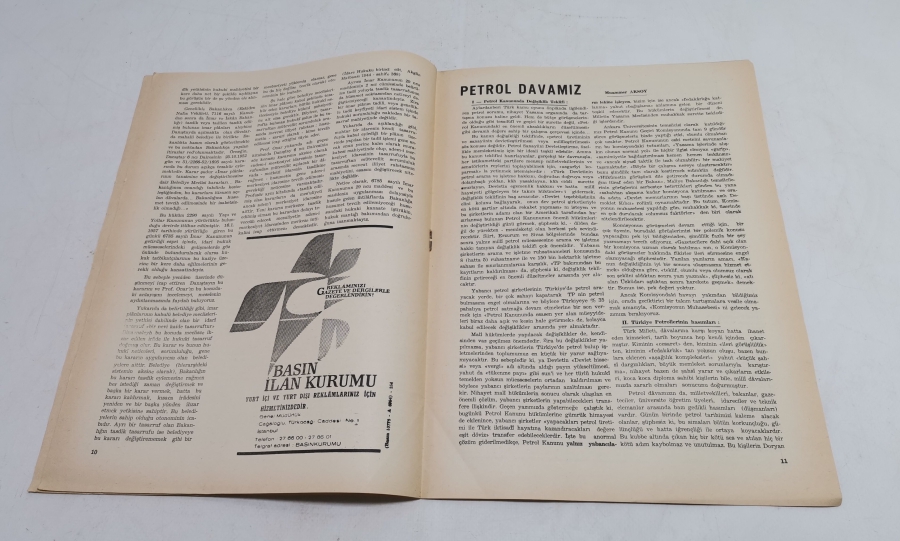 1965 TARİHLİ FORUM DERGİSİ