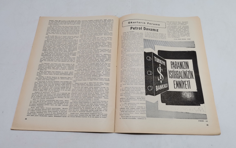 1965 TARİHLİ FORUM DERGİSİ