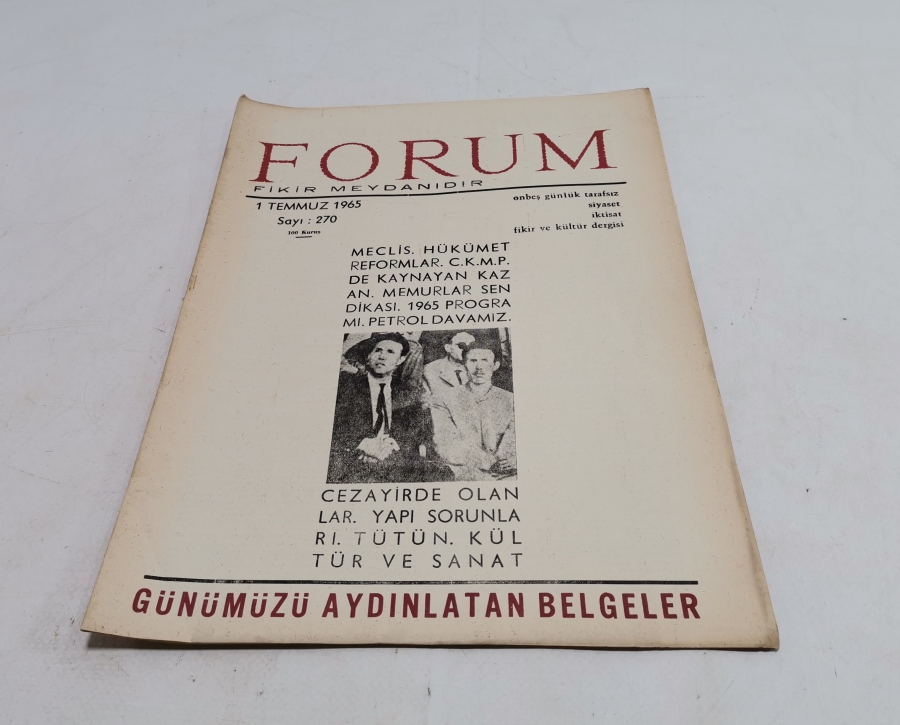 1965 TARİHLİ FORUM DERGİSİ