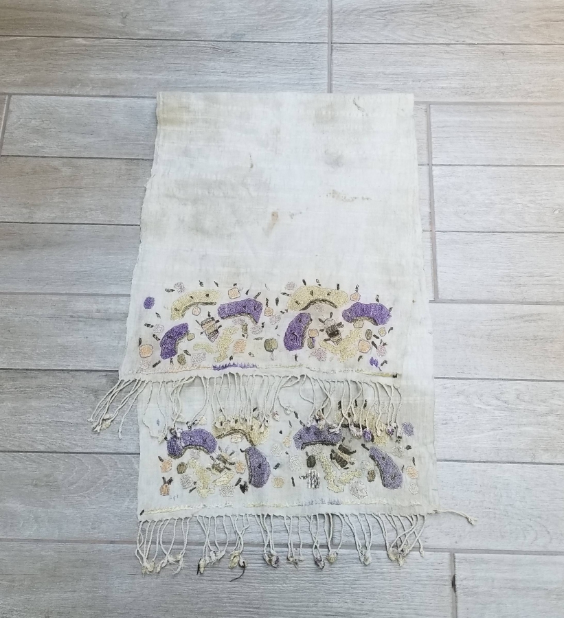 OSMANLI DÖNEMİ SIRMA İŞÇİLİKLİ HESAP İŞİ YAĞLIK