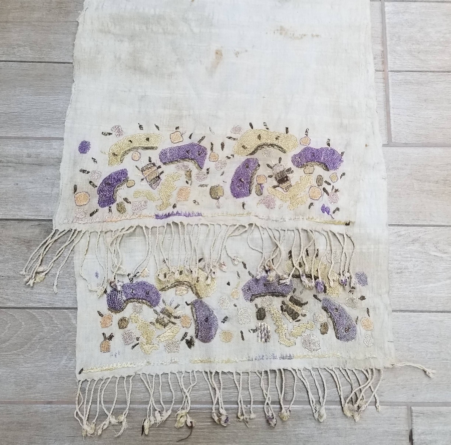 OSMANLI DÖNEMİ SIRMA İŞÇİLİKLİ HESAP İŞİ YAĞLIK