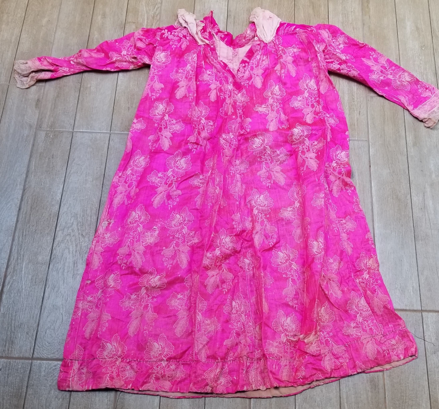 OSMANLI DÖNEMİ ELMASİYE İPEK GELİNLİK