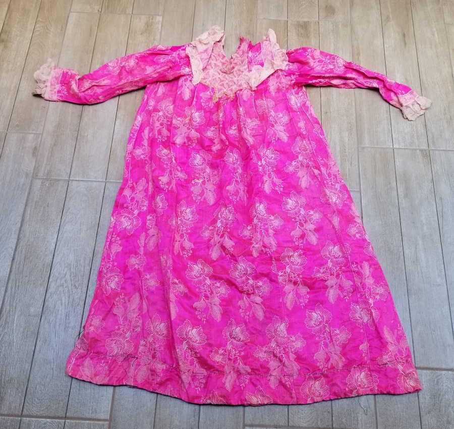 OSMANLI DÖNEMİ ELMASİYE İPEK GELİNLİK